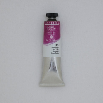 Rive Gauche fine oil paint - Sennelier - 905, Red Violet, 40 ml