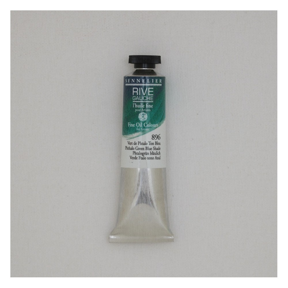Rive Gauche fine oil paint - Sennelier - 896, Phthalo Green Blue, 40 ml