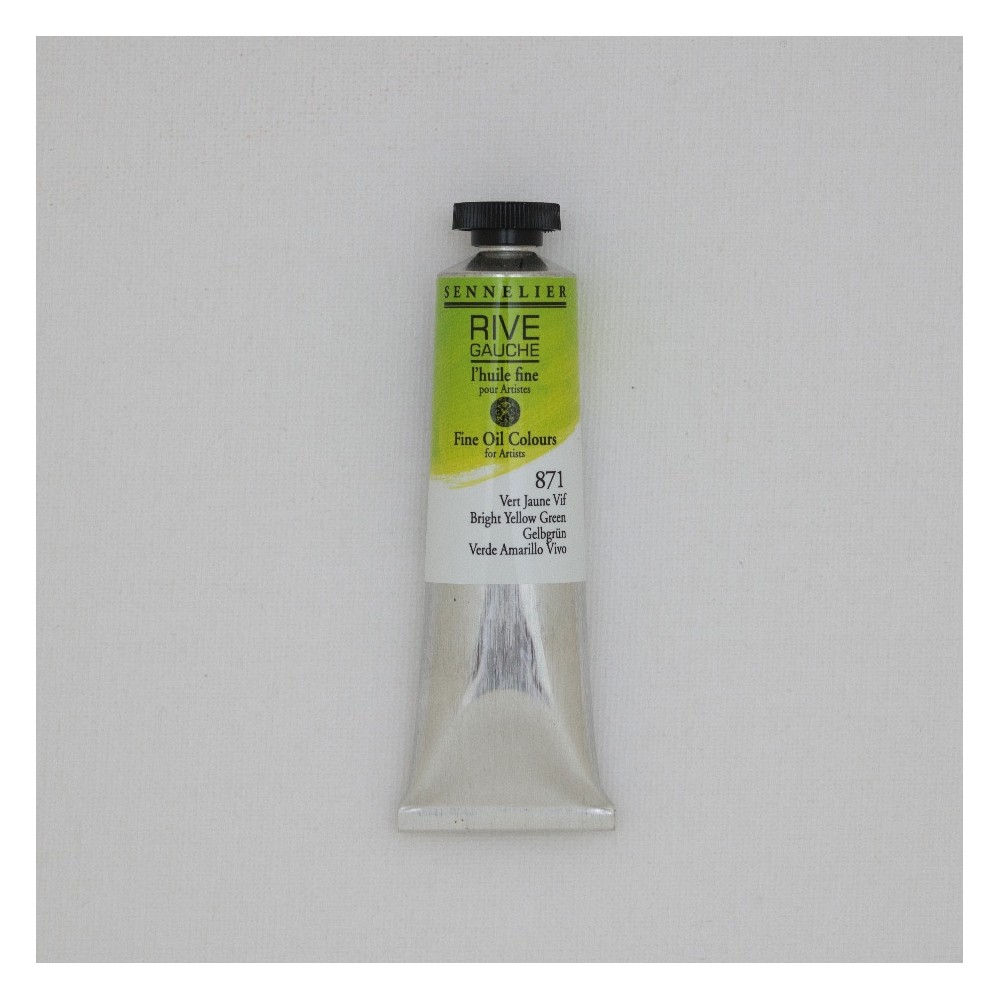 Farba olejna Rive Gauche - Sennelier - 871, Bright Yellow Green, 40 ml