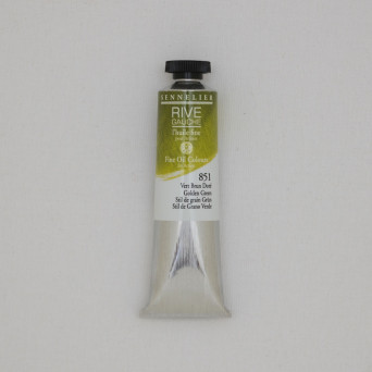 Rive Gauche fine oil paint - Sennelier - 851, Golden Green, 40 ml