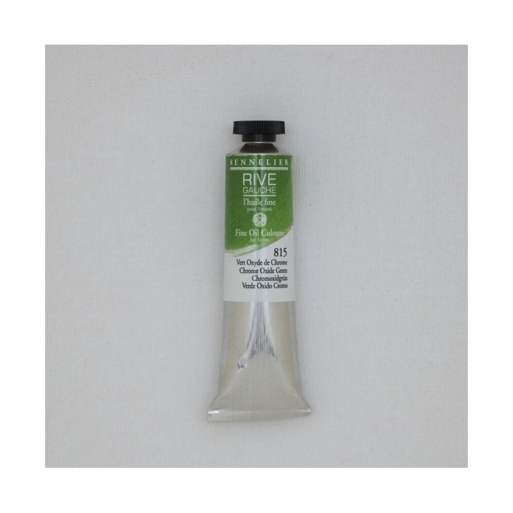 Rive Gauche fine oil paint - Sennelier - 815, Chrome Oxide Green, 40 ml