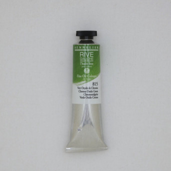 Rive Gauche fine oil paint - Sennelier - 815, Chrome Oxide Green, 40 ml