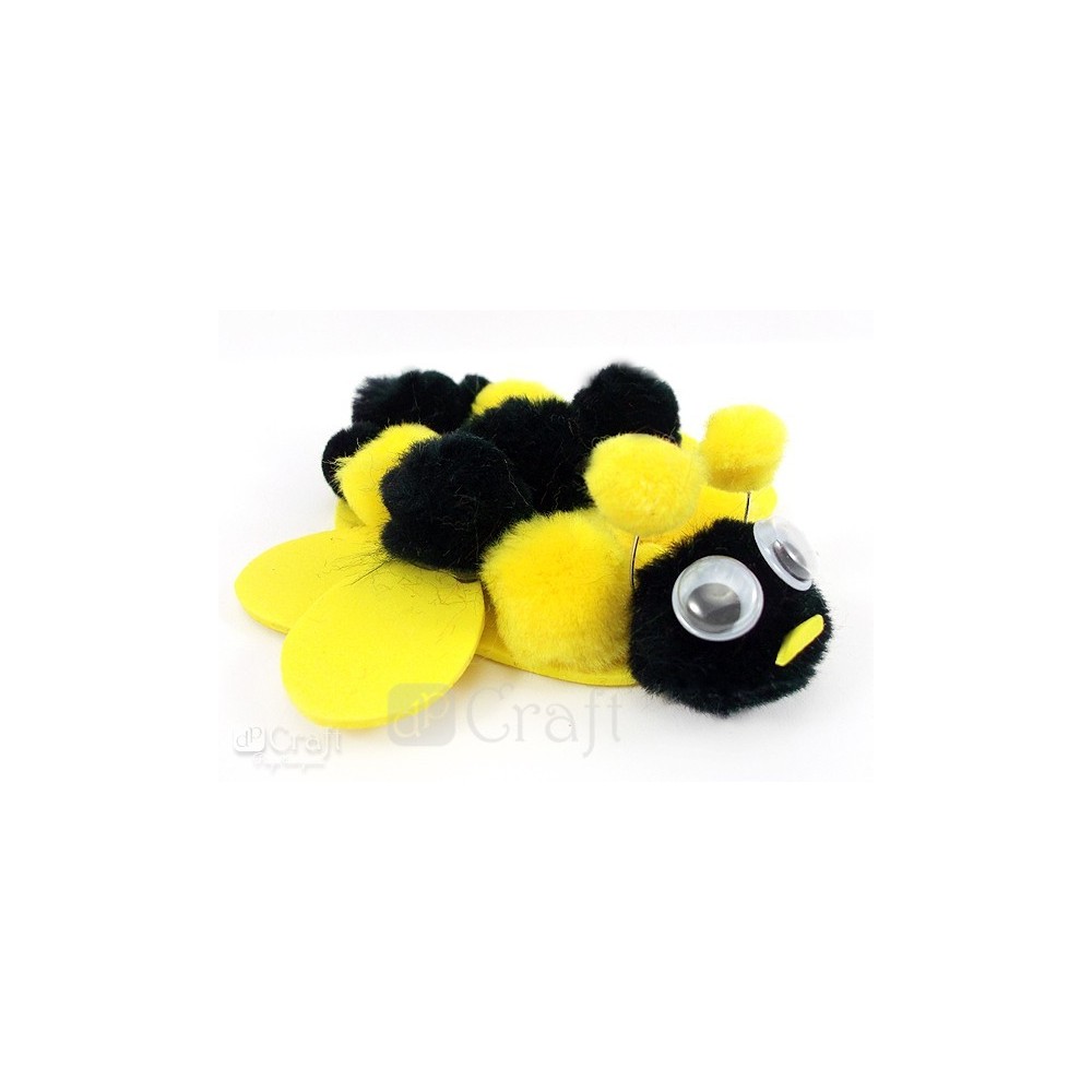 Wiggle eyes - DpCraft - round, 75 pcs.