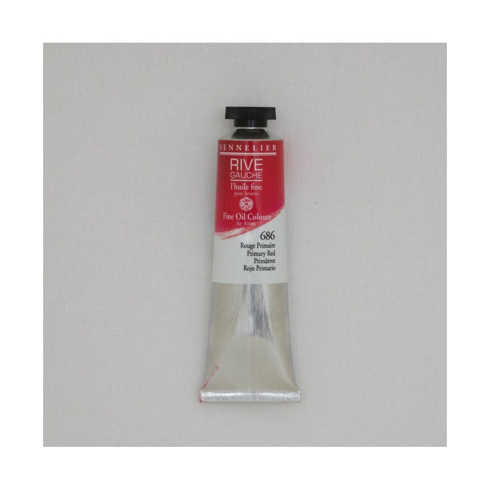 Rive Gauche fine oil paint - Sennelier - 686, Primary Red, 40 ml