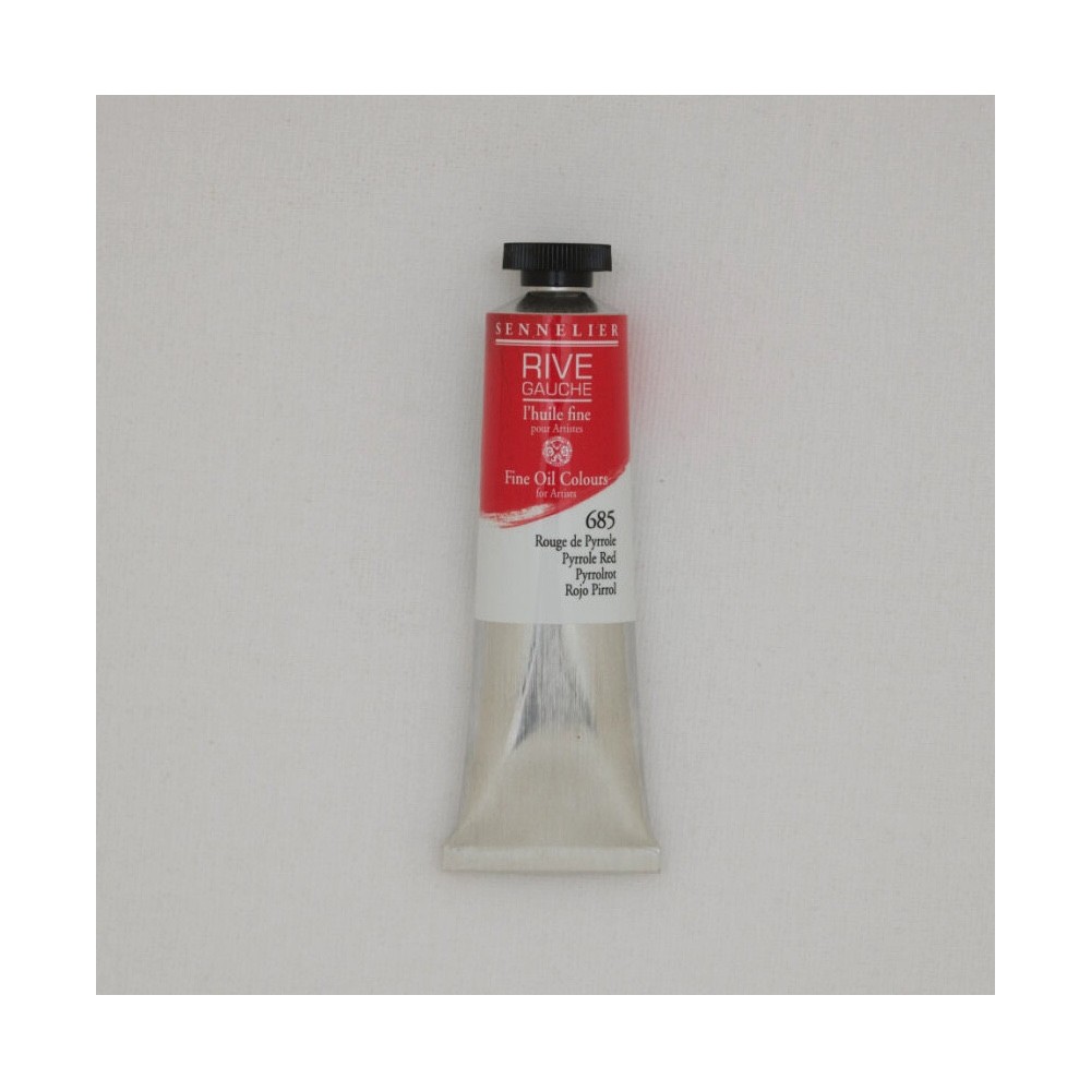 Rive Gauche fine oil paint - Sennelier - 685, Pyrrole Red, 40 ml