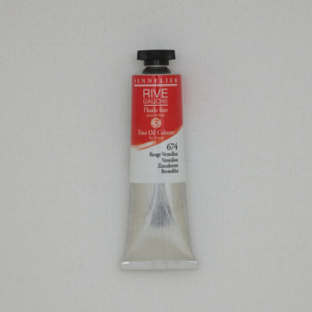 Rive Gauche fine oil paint - Sennelier - 674, Vermilion, 40 ml