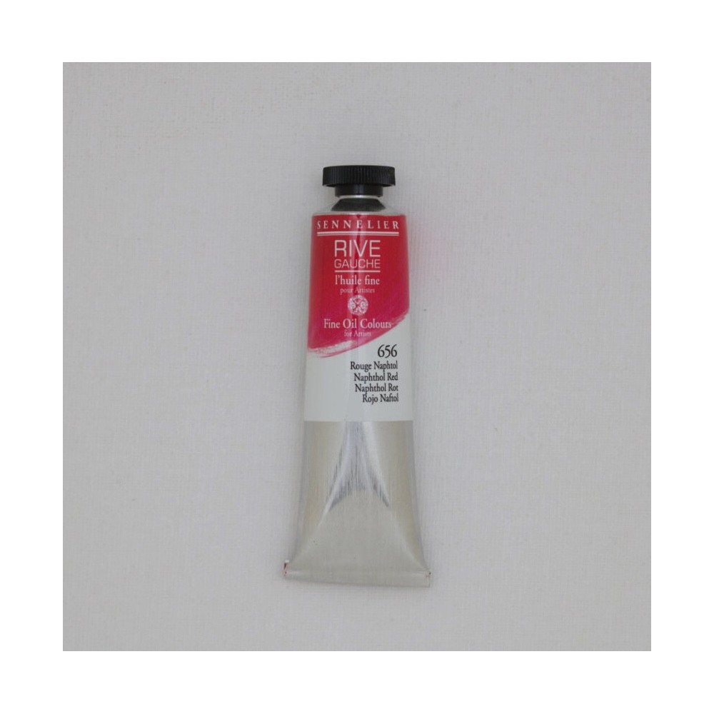 Farba olejna Rive Gauche - Sennelier - 656, Naphthol Red, 40 ml