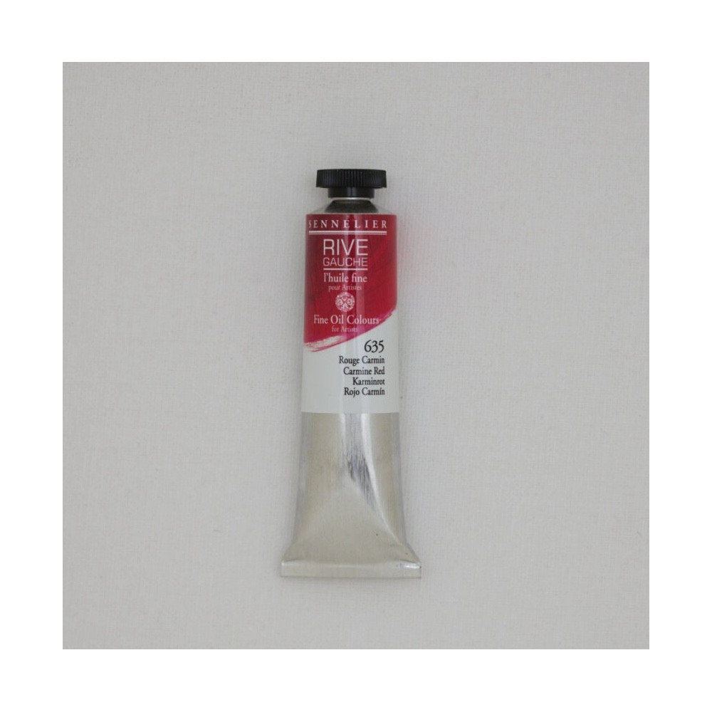 Farba olejna Rive Gauche - Sennelier - 635, Carmine Red, 40 ml
