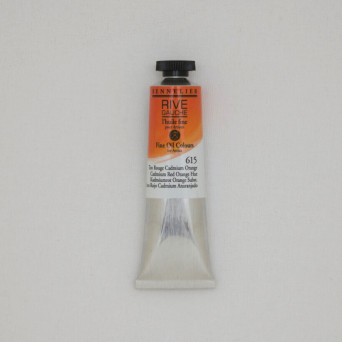 Rive Gauche fine oil paint - Sennelier - 615, Cadmium Red Orange Hue, 40 ml