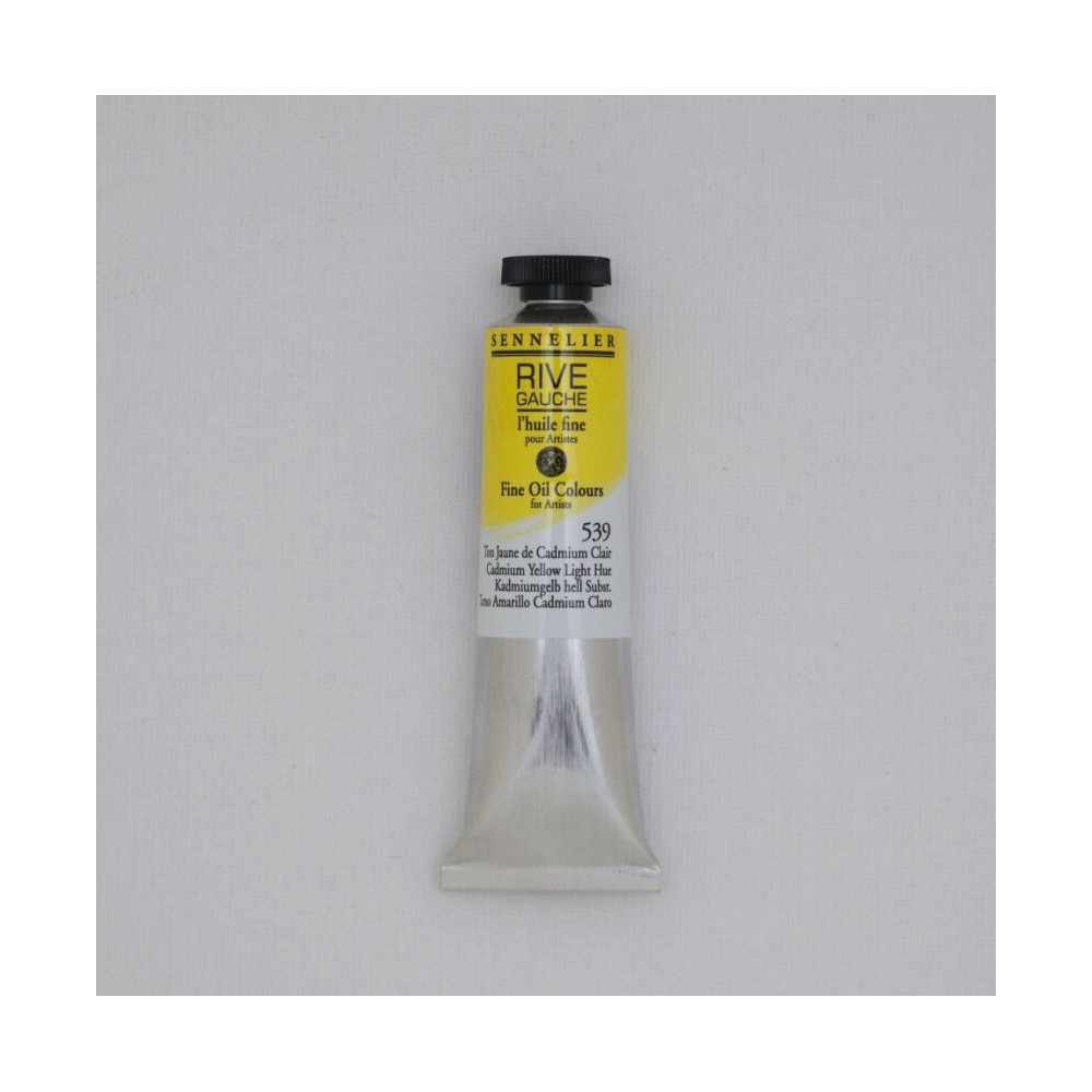 Rive Gauche fine oil paint - Sennelier - 539, Cadmium Yellow Light Hue, 40 ml