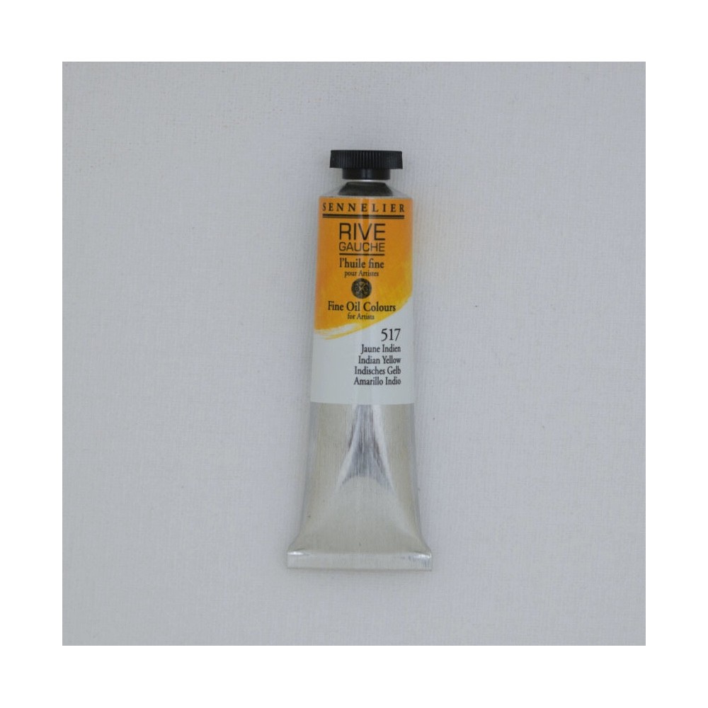 Farba olejna Rive Gauche - Sennelier - 517, Indian Yellow, 40 ml