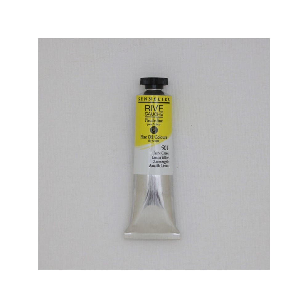 Rive Gauche fine oil paint - Sennelier - 501, Lemon Yellow, 40 ml