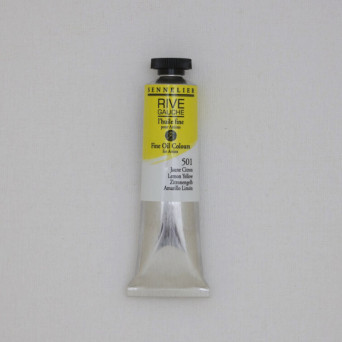 Rive Gauche fine oil paint - Sennelier - 501, Lemon Yellow, 40 ml