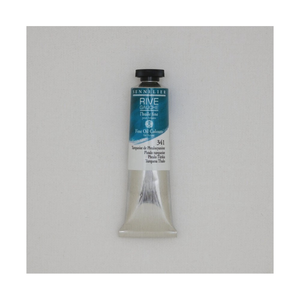 Rive Gauche fine oil paint - Sennelier - 341, Phthalo Turquoise, 40 ml