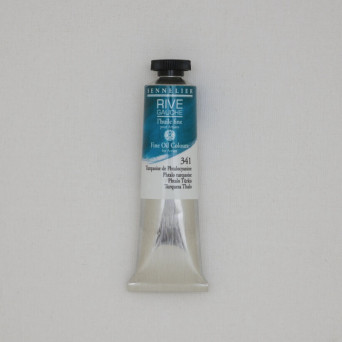 Farba olejna Rive Gauche - Sennelier - 341, Phthalo Turquoise, 40 ml