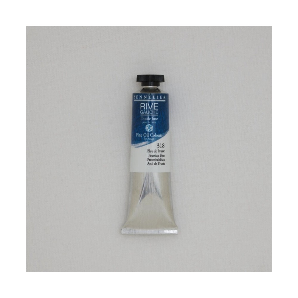 Rive Gauche fine oil paint - Sennelier - 318, Prussian Blue, 40 ml