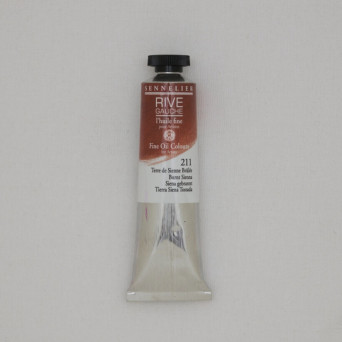 Farba olejna Rive Gauche - Sennelier - 211, Burnt Sienna, 40 ml