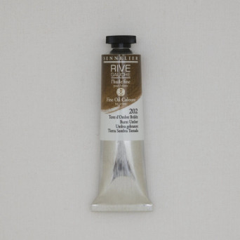 Farba olejna Rive Gauche - Sennelier - 202, Burnt Umber, 40 ml