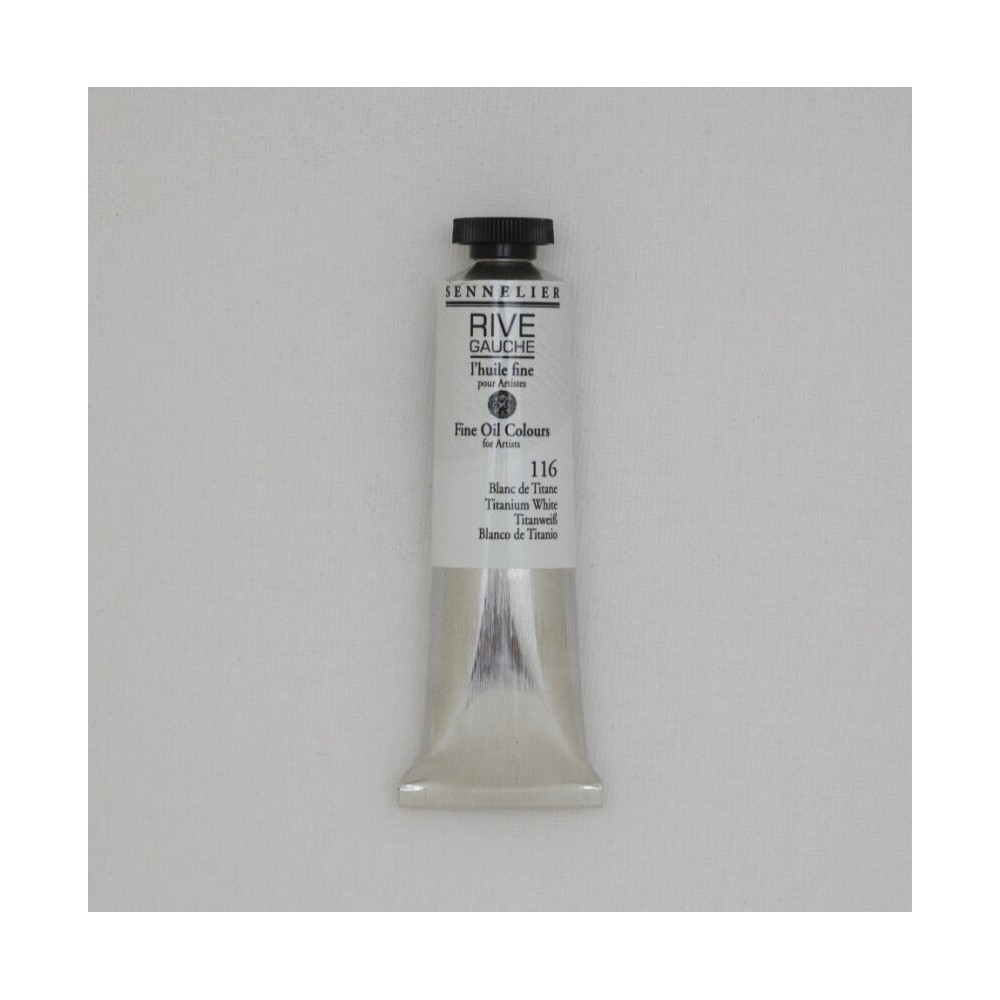 Rive Gauche fine oil paint - Sennelier - 116, Titanium White, 40 ml