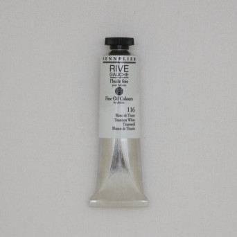 Farba olejna Rive Gauche - Sennelier - 116, Titanium White, 40 ml