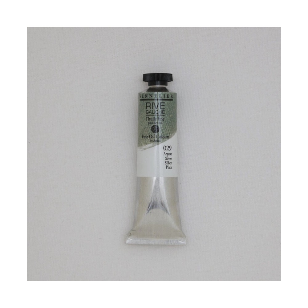 Farba olejna Rive Gauche - Sennelier - 029, Silver, 40 ml