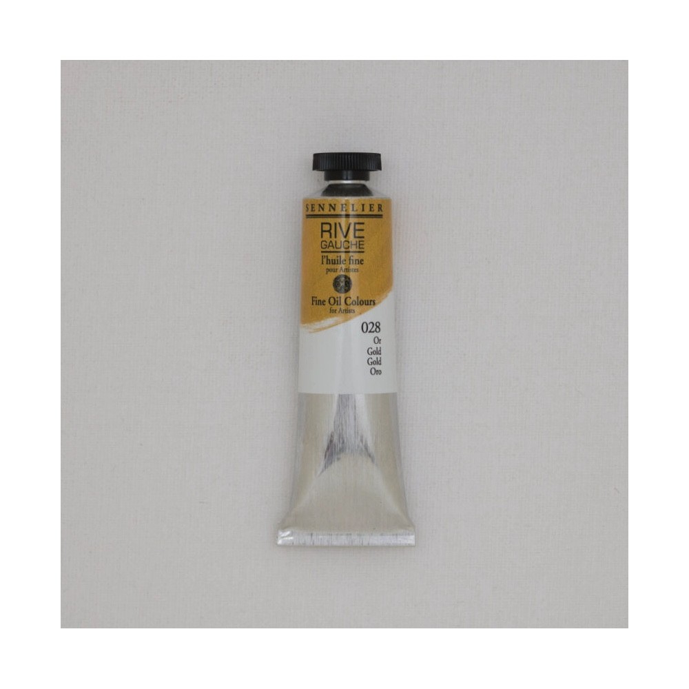 Rive Gauche fine oil paint - Sennelier - 028, Gold, 40 ml