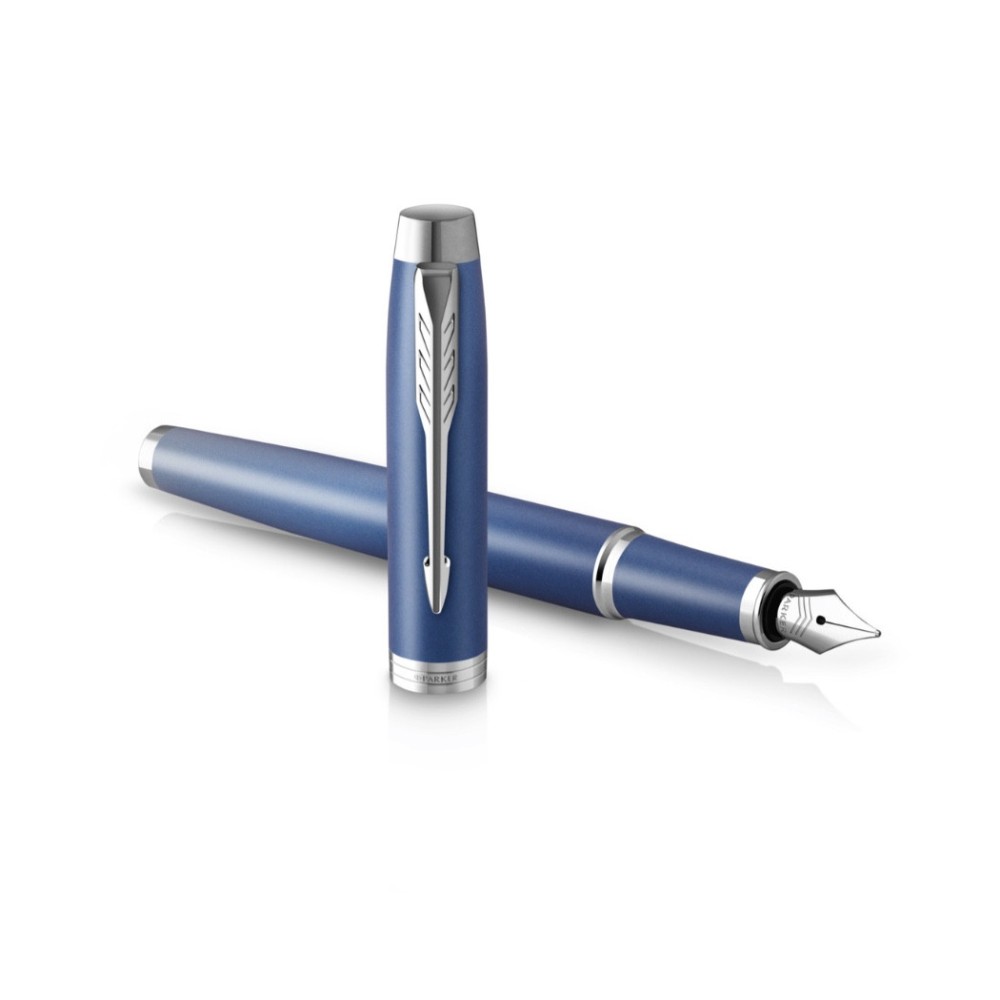 Pióro wieczne IM Rituals w etui - Parker - Blue & Silver Trim F