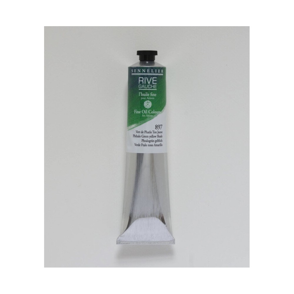 Farba olejna Rive Gauche - Sennelier - 897, Phthalo Green Yellow, 200 ml