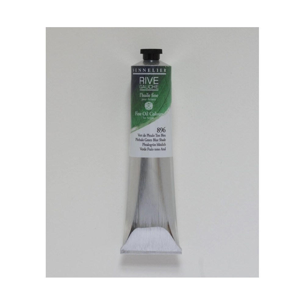 Rive Gauche fine oil paint - Sennelier - 896, Phthalo Green Blue, 200 ml