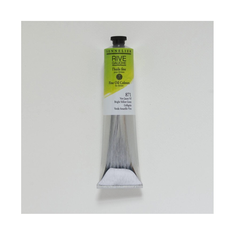 Rive Gauche fine oil paint - Sennelier - 871, Bright Yellow Green, 200 ml