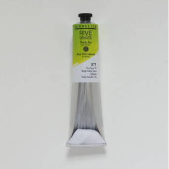 Rive Gauche fine oil paint - Sennelier - 871, Bright Yellow Green, 200 ml