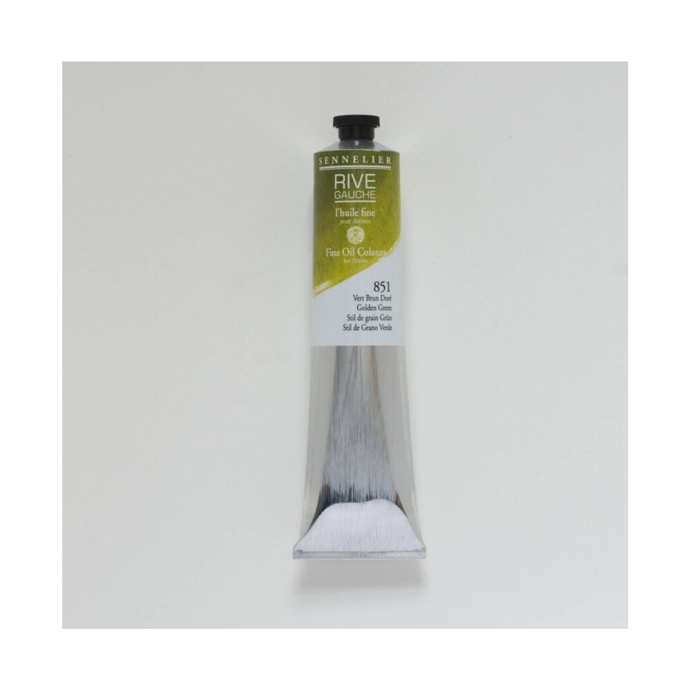 Rive Gauche fine oil paint - Sennelier - 851, Golden Green, 200 ml