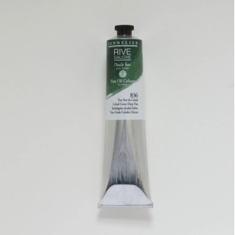 Farba olejna Rive Gauche - Sennelier - 836, Cobalt Green Deep Hue, 200 ml