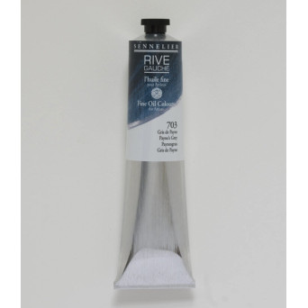 Farba olejna Rive Gauche - Sennelier - 703, Payne's Grey, 200 ml