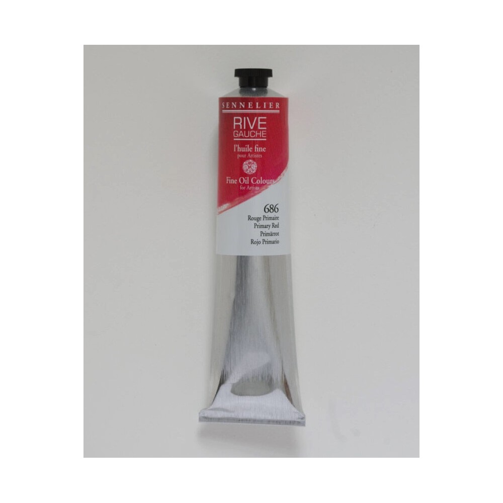 Rive Gauche fine oil paint - Sennelier - 686, Primary Red, 200 ml