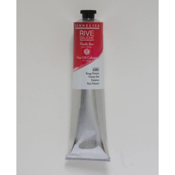 Rive Gauche fine oil paint - Sennelier - 686, Primary Red, 200 ml