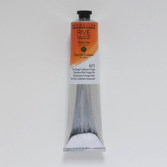Rive Gauche fine oil paint - Sennelier - 615, Cadmium Red Orange Hue, 200 ml