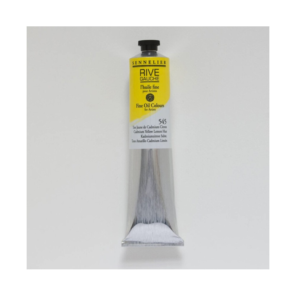 Rive Gauche fine oil paint - Sennelier - 545, Cadmium Yellow Lemon Hue, 200 ml
