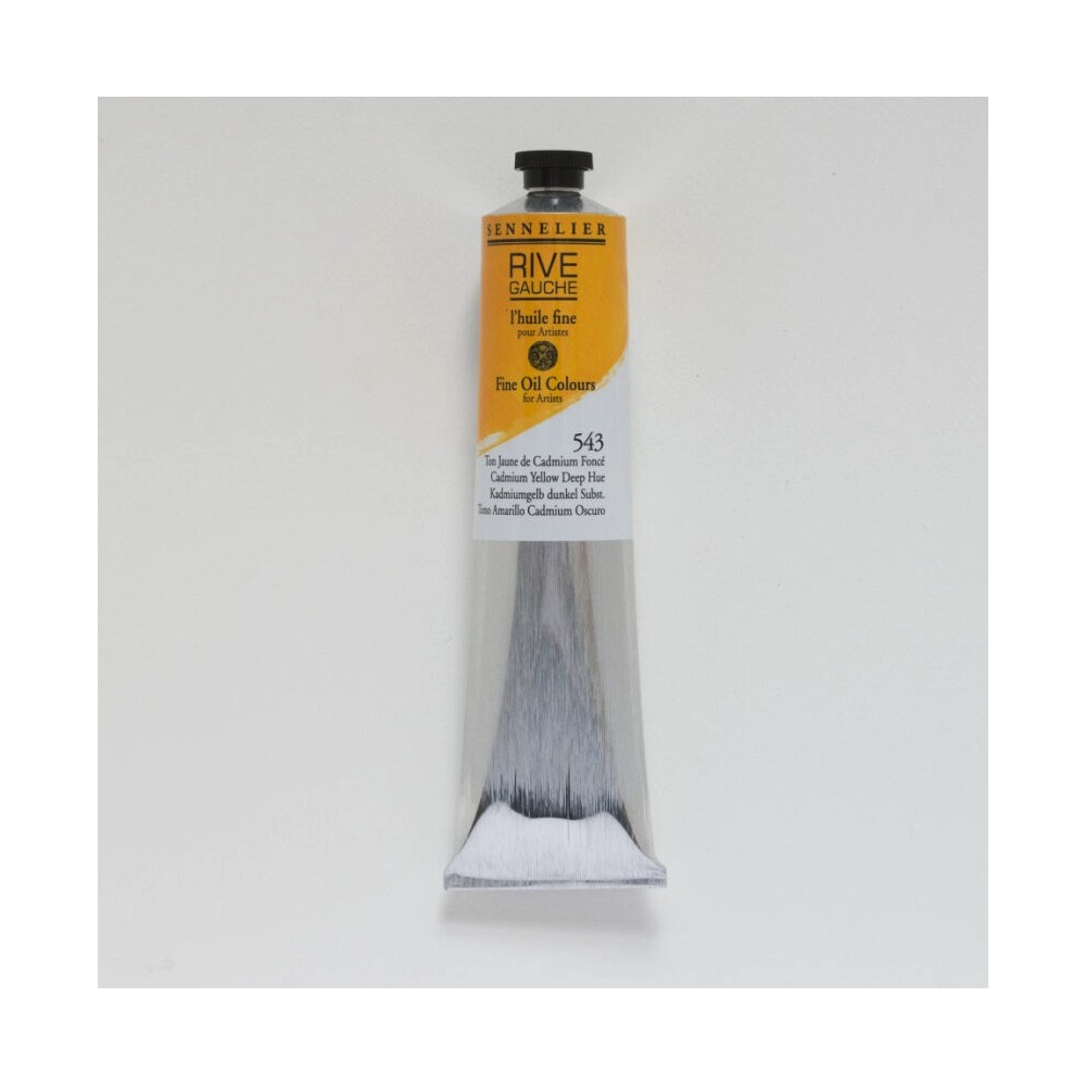 Rive Gauche fine oil paint - Sennelier - 543, Cadmium Yellow Deep Hue, 200 ml