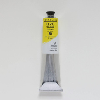 Rive Gauche fine oil paint - Sennelier - 501, Lemon Yellow, 200 ml