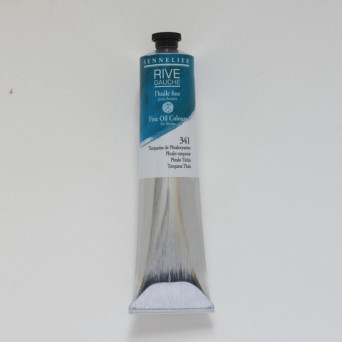 Farba olejna Rive Gauche - Sennelier - 341, Phthalo Turquoise, 200 ml