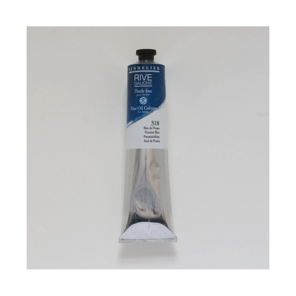 Rive Gauche fine oil paint - Sennelier - 318, Prussian Blue, 200 ml