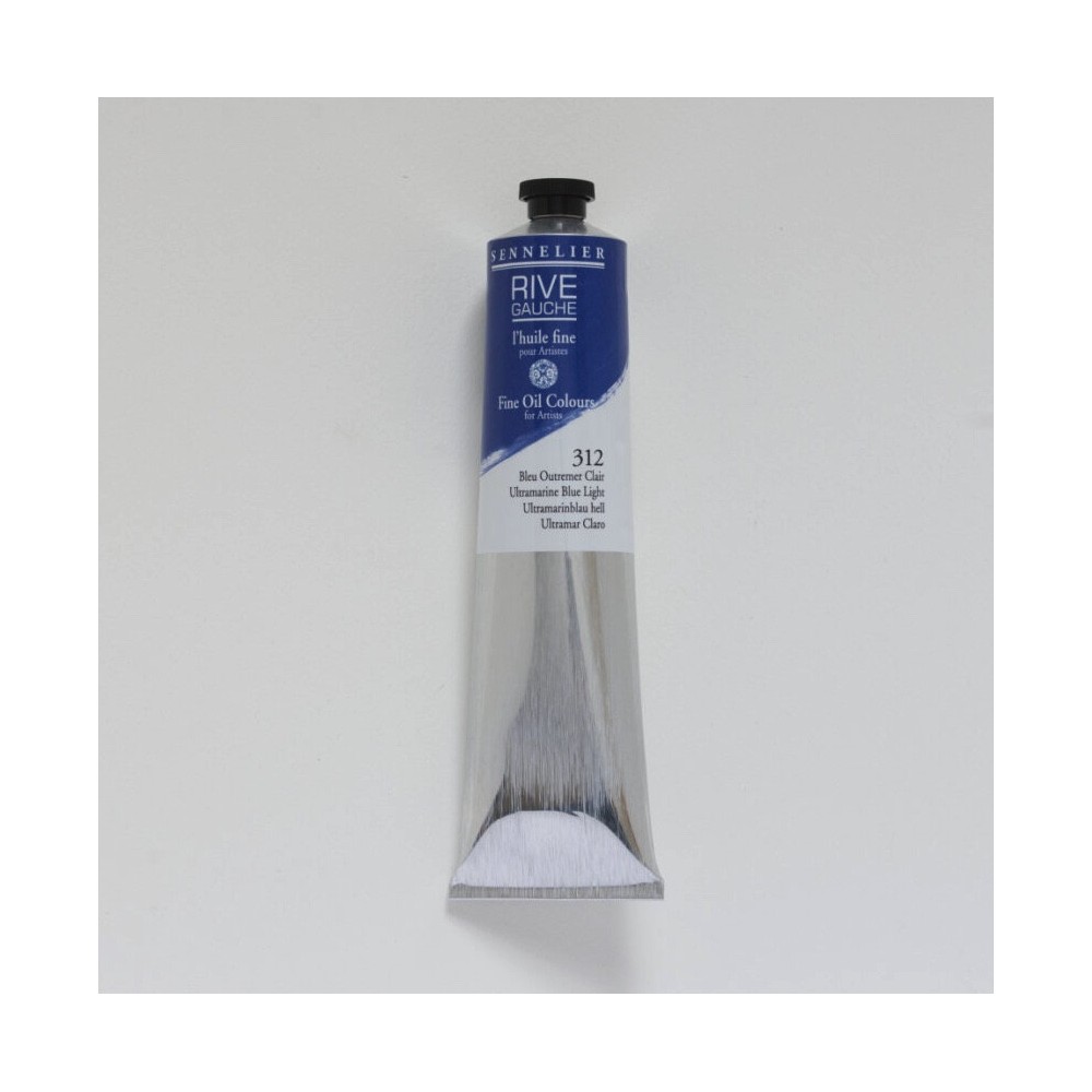 Farba olejna Rive Gauche - Sennelier - 312, Ultramarine Blue Light, 200 ml