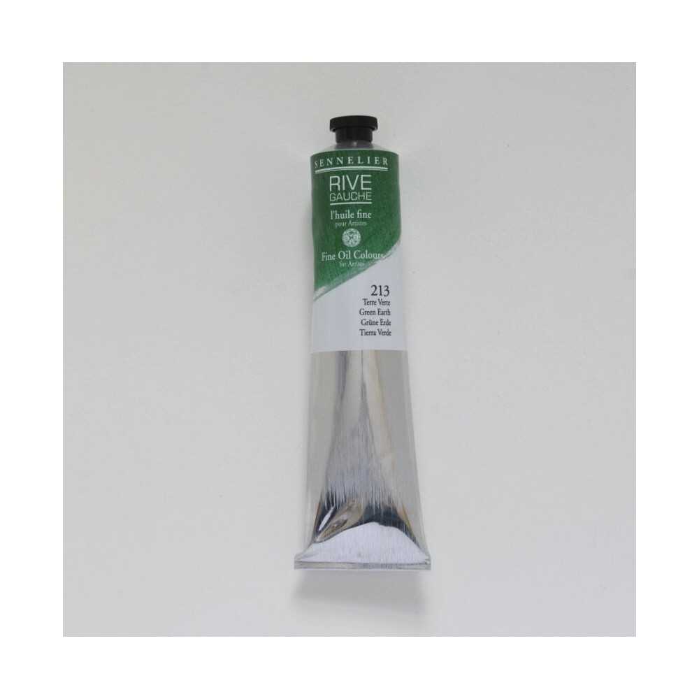 Rive Gauche fine oil paint - Sennelier - 213, Green Earth, 200 ml