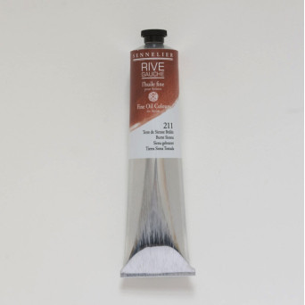 Rive Gauche fine oil paint - Sennelier - 211, Burnt Sienna, 200 ml