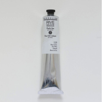 Rive Gauche fine oil paint - Sennelier - 119, Zinc White, 200 ml