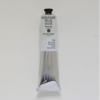 Rive Gauche fine oil paint - Sennelier - 116, Titanium White, 200 ml