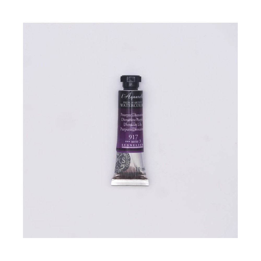 l’Aquarelle watercolor paint - Sennelier - 917, Dioxazine Purple, 10 ml