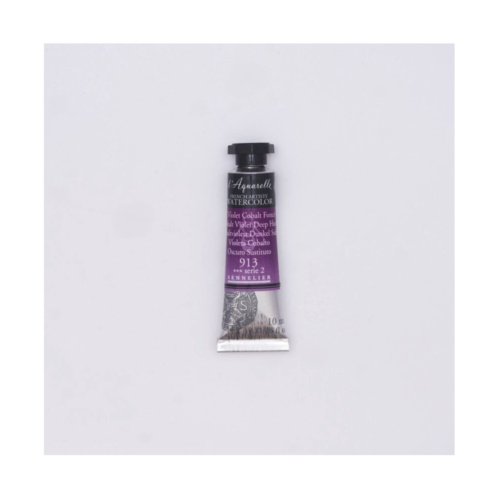 Farba akwarelowa l’Aquarelle - Sennelier - 913, Cobalt Violet Deep Hue, 10 ml