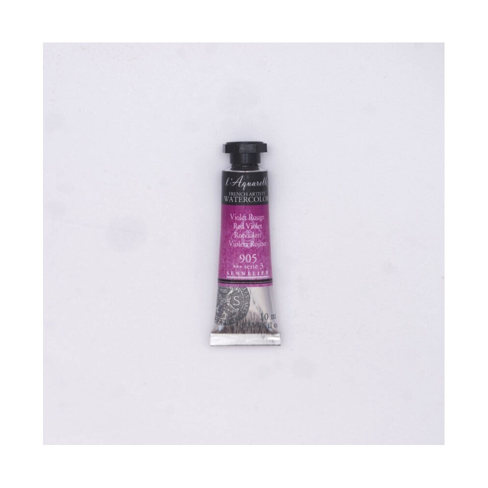 l’Aquarelle watercolor paint - Sennelier - 905, Red Violet, 10 ml